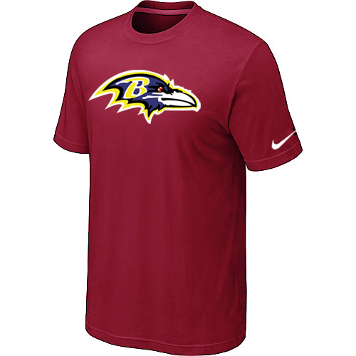 Nike Baltimore Ravens Sideline Legend Authentic Logo Dri-FIT NFL T-Shirt - Red